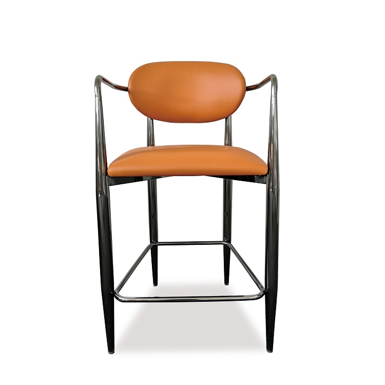 Stainless Steel Polished Customized Bar Chair